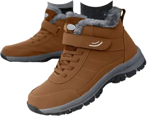 Yanzhenglip 2025 Winter Orthopedic Boots for Women Men,Warming Anti-Slip Sneakers,Cushioning Mountaineering Orthopedic Shoes