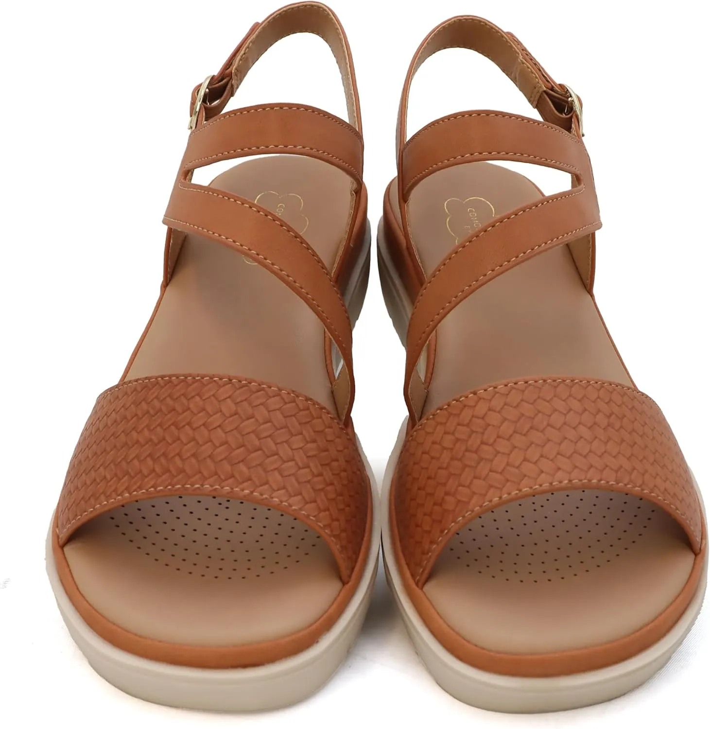 YOKI TUNSA-20 Women’s Comfort Strappy Wedge Sandals with Arch Support, Platform Sandals Women, Women's Sandals Dressy Comfortable, Summer Sandals